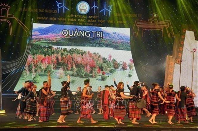 Điệu nhảy của dân tộc Pa Cô ở Quảng Trị trong Ngày hội Văn hóa các dân tộc Việt Nam tại tỉnh Quảng Trị năm 2024. Ảnh: Nguyên Linh  TTXVN