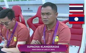 HLV người Thái Lan dẫn dắt U17 Lào thắng 
