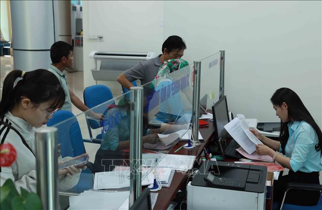 Lai Châu đứng thứ 4 trong số 58 bộ ngành, địa phương của cả nước về tỷ lệ xử lý văn bản đến - đi trên môi trường điện tử. Ảnh: Việt Dũng - TTXVN
