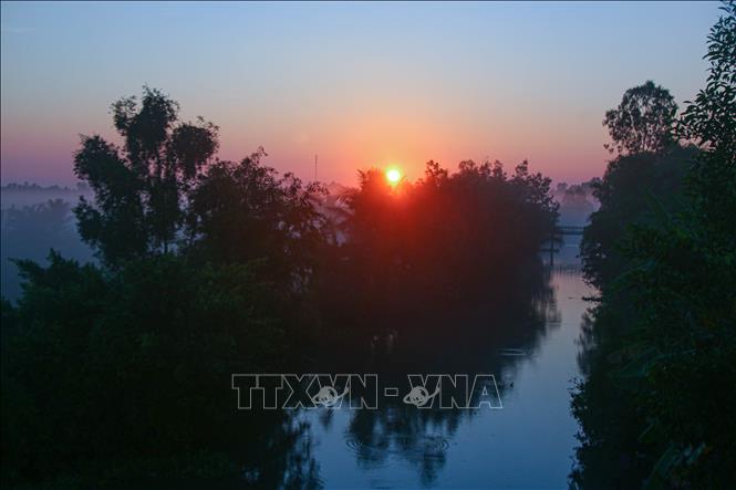  Vẻ đẹp mộc mạc của vùng quê sông nước Cần Thơ. Ảnh: Duy Khương - TTXVN