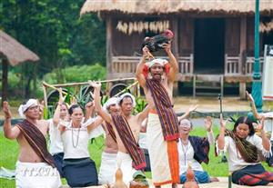 Tái hiện Lễ cúng mừng lúa mới của dân tộc Chu Ru ở Lâm Đồng