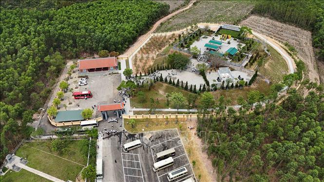 Khu mộ cố Tổng Bí thư Hà Huy Tập hiện đã hoàn thành trùng tu, nâng cấp. Ảnh: Hữu Quyết - TTXVN 