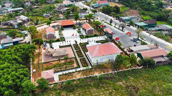 Khu di tích Tổng Bí thư Hà Huy Tập được đầu tư nâng cấp khang trang. Ảnh: Hữu Quyết - TTXVN