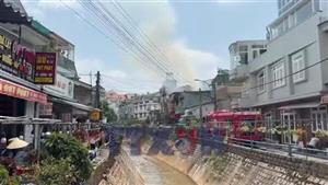 Lâm Đồng: Cháy nhiều căn nhà ngay trung tâm Đà Lạt