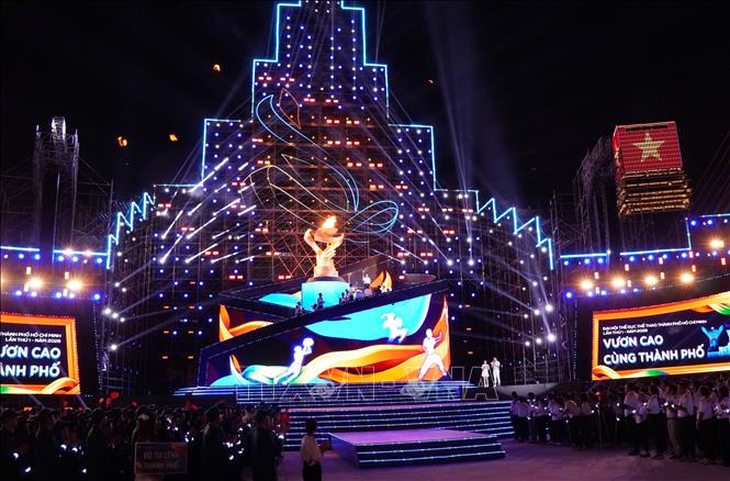 Lễ khai mạc Đại hội Thể dục thể thao Thành phố Hồ Chí Minh lần thứ nhất năm 2026, với chủ đề 