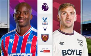 Lịch thi đấu bóng đá hôm nay 20/4: Trực tiếp Crystal Palace vs West Ham