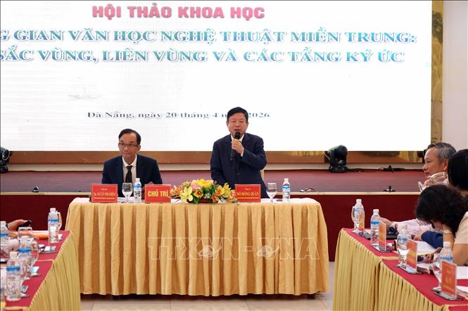 Đại biểu chia sẻ tại Hội thảo. Ảnh: Trần Lê Lâm - TTXVN 