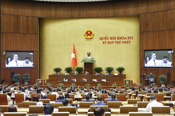 Quang cảnh phiên họp. Ảnh: Doãn Tấn - TTXVN