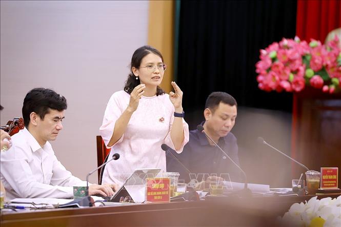 Đại biểu tham gia thảo luận tại hội nghị. Ảnh: Trọng Đạt-TTXVN