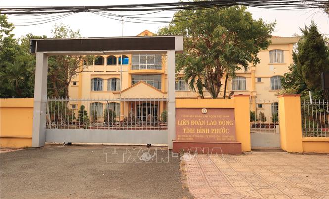 Sau sáp nhập, trụ sở Liên đoàn lao động tỉnh Bình Phước cũ vẫn chưa được đưa vào khai thác, sử dụng. Ảnh: Đậu Tất Thành - TTXVN