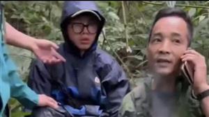 Tìm thấy nam sinh sau 36 giờ lạc trong rừng Tam Đảo