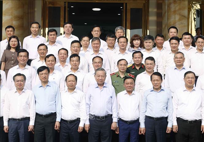 Tổng Bí thư, Chủ tịch nước Tô Lâm và các đại biểu. Ảnh: Thống Nhất -TTXVN