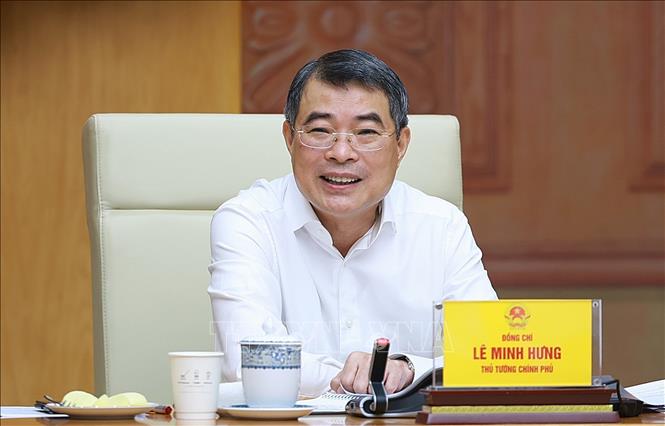 Thủ tướng Lê Minh Hưng làm việc với lãnh đạo Bộ Khoa học và Công nghệ về thúc đẩy phát triển khoa học, công nghệ, đổi mới sáng tạo và chuyển đổi số. Ảnh: Dương Giang-TTXVN 