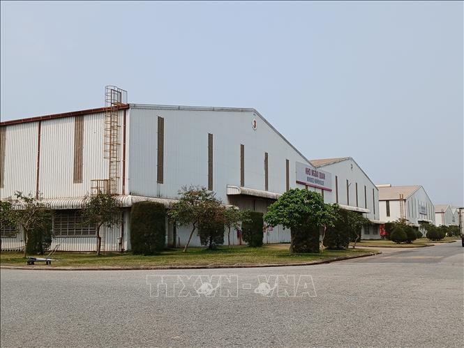 Kho ngoại quan tại Cảng quốc tế Chu Lai đáp ứng nhu cầu lưu trữ và bảo quản hàng hóa với sản lượng lớn. Ảnh: Mỹ Hà - TTXVN