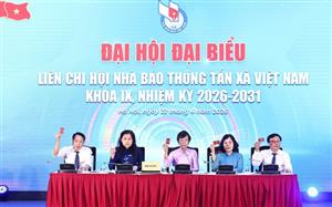 Đại hội đại biểu Liên chi hội Nhà báo TTXVN nhiệm kỳ 2026 - 2031