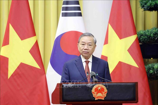 Tổng Bí thư, Chủ tịch nước Tô Lâm phát biểu. Ảnh: Thống Nhất - TTXVN