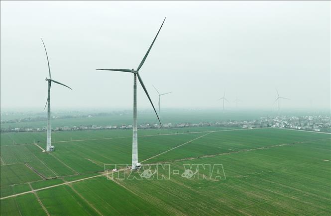 Các turbine gió tại tỉnh Giang Tây, Trung Quốc. Ảnh: THX/TTXVN