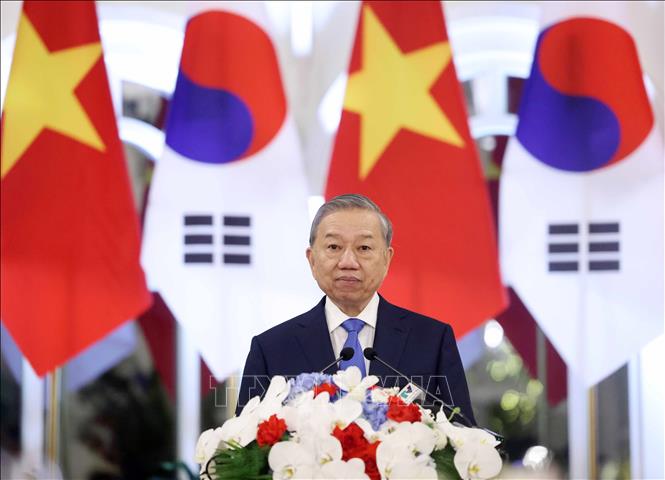 Tổng Bí thư, Chủ tịch nước Tô Lâm phát biểu. Ảnh: Thống Nhất – TTXVN