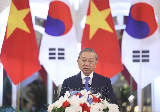 Tổng Bí thư, Chủ tịch nước Tô Lâm phát biểu. Ảnh: Thống Nhất – TTXVN