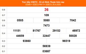XSBTH 23/4 - Kết quả xổ số Bình Thuận hôm nay 23/4/2026 - Trực tiếp xổ số hôm nay ngày 23 tháng 4