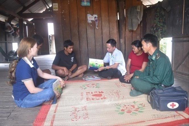 Xã Krông Na, huyện Buôn Đôn từng là điểm nóng về sốt rét tại Đắk Lắk nhưng trong hai năm 2023 và 2024, xã không ghi nhận trường hợp mắc sốt rét nào. Ảnh: Nguyên Dung - TTXVN