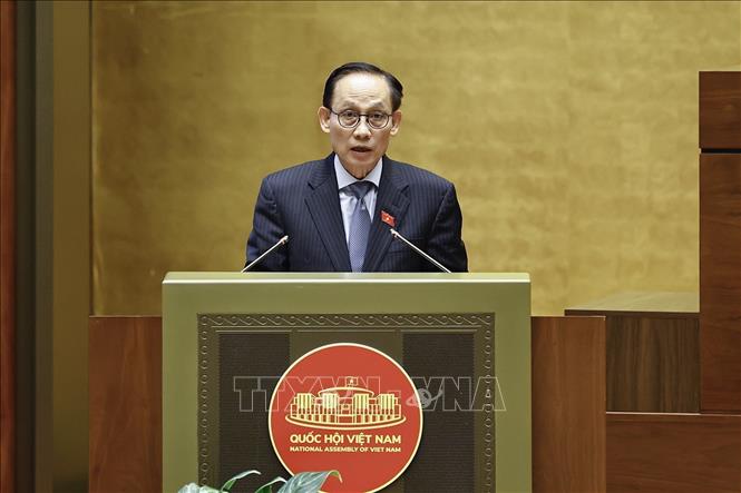 Bộ trưởng Ngoại giao Lê Hoài Trung phát biểu. Ảnh: Doãn Tấn - TTXVN