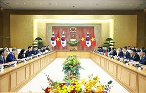 Đưa kim ngạch thương mại song phương Việt - Hàn lên 150 tỷ USD theo hướng cân bằng hơn