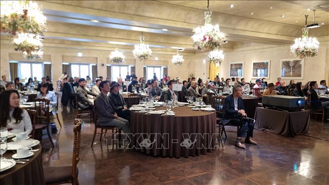 Quang cảnh lễ công bố. Ảnh: Đức Thắng - PV TTXVN tại Hàn Quốc