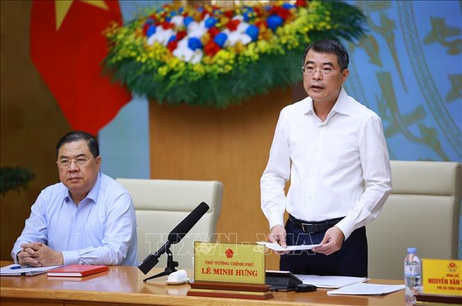 Thủ tướng Lê Minh Hưng chủ trì Hội nghị toàn quốc đẩy mạnh phân bổ, giải ngân vốn đầu tư công năm 2026. Ảnh: Dương Giang – TTXVN
