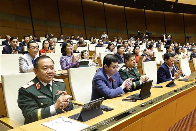 Đại biểu dự phiên họp. Ảnh: Doãn Tấn - TTXVN