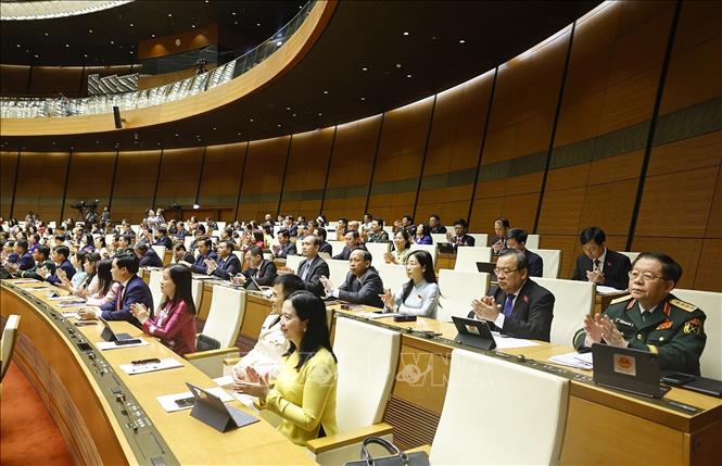 Đại biểu dự phiên họp. Ảnh: Doãn Tấn - TTXVN