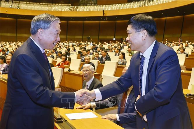 Tổng Bí thư, Chủ tịch nước Tô Lâm dự phiên Bế mạc Kỳ họp thứ Nhất, Quốc hội khoá XVI. Ảnh: Doãn Tấn - TTXVN