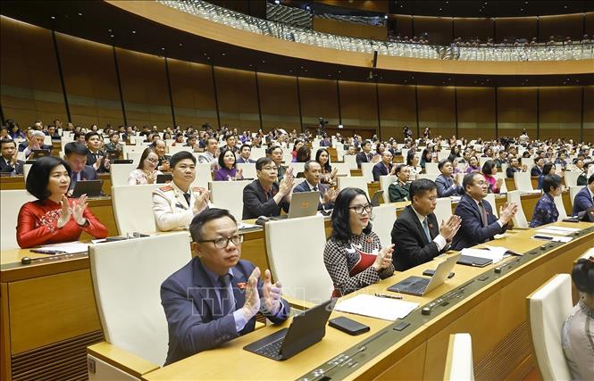 Đại biểu dự phiên bế mạc. Ảnh: Doãn Tấn - TTXVN
