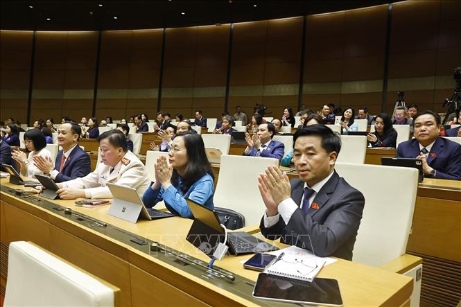 Đại biểu dự phiên bế mạc. Ảnh: Doãn Tấn - TTXVN
