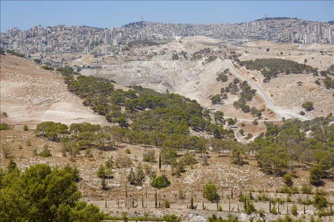 Quang cảnh khu định cư Maale Adumim của Israel ở Bờ Tây. Ảnh: THX/TTXVN