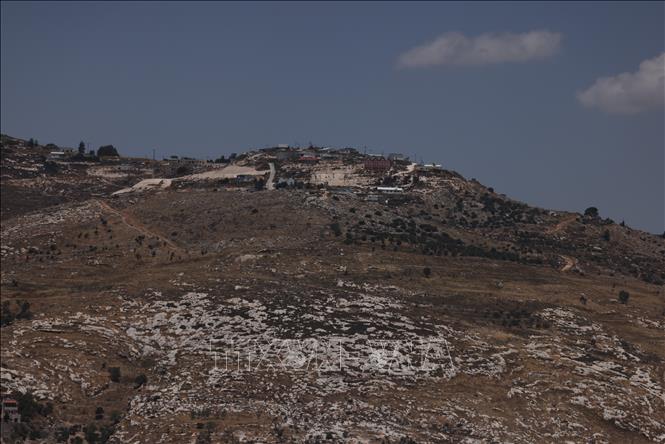 Khu định cư Do Thái gần thành phố Nablus, Bờ Tây. Ảnh: THX/TTXVN