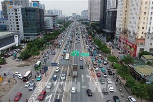 Giao thông Thủ đô ổn định ngày đầu nghỉ lễ Giỗ Tổ Hùng Vương