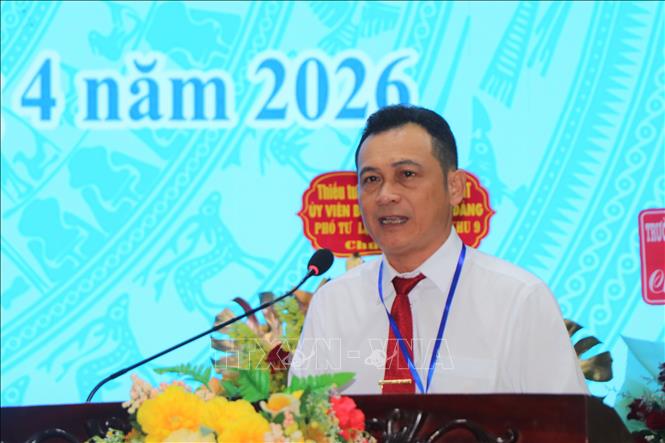 Ông Võ  Minh Cảnh, Chủ tịch Liên minh Hợp tác xã thành phố Cần Thơ nhiệm kỳ 2025 - 2030. Ảnh: Thu Hiền - TTXVN