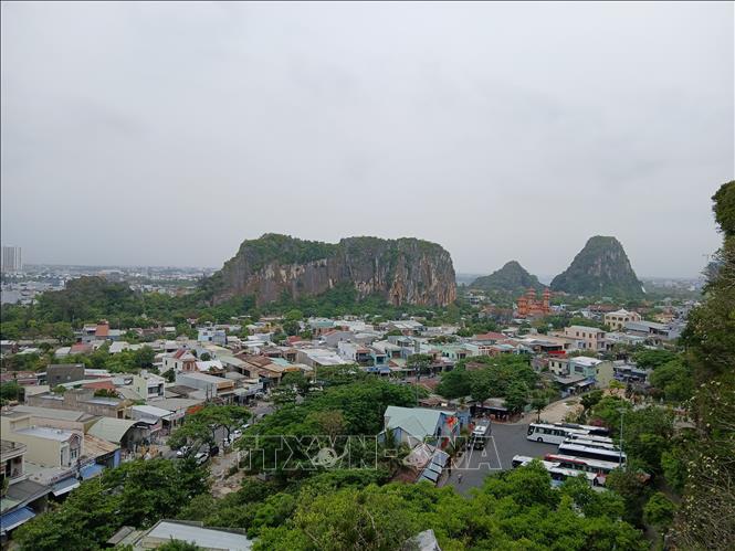 Trung tâm du lịch văn hóa – tâm linh tại khu vực núi Ngũ Hành Sơn, thành phố Đà Nẵng. Ảnh: Mỹ Hà - TTXVN