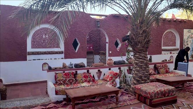 Một cơ sở lưu trú ở miền Nam Algeria. Ảnh: Mạnh Hùng – PV TTXVN tại Algeria