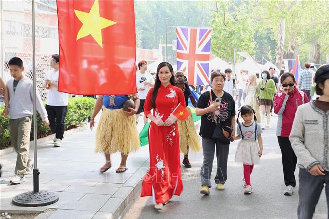 Quang cảnh Lễ hội Văn hóa. Ảnh: Quang Hưng - PV TTXVN tại Trung Quốc