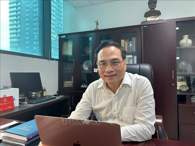 Phó Giáo sư, Tiến sĩ Phạm Ngọc Linh, Phó Chủ tịch Liên hiệp các Hội Khoa học và Kỹ thuật Việt Nam (VUSTA). Ảnh: Diệu Thúy - TTXVN