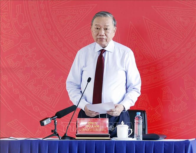 Tổng Bí thư, Chủ tịch nước Tô Lâm phát biểu.  Ảnh: Thống Nhất – TTXVN