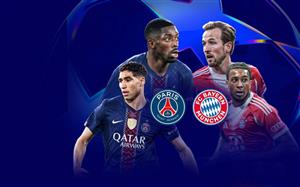 Lịch thi đấu bóng đá hôm nay 28/4: Trực tiếp PSG đấu với Bayern Munich
