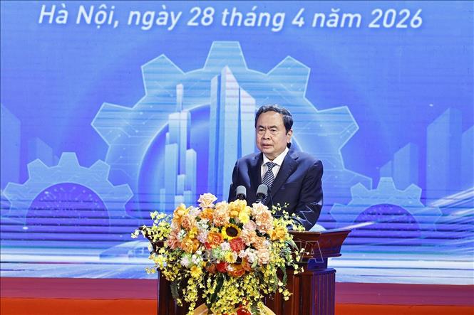 Chủ tịch Quốc hội Trần Thanh Mẫn phát biểu chỉ đạo. Ảnh: Doãn Tấn - TTXVN