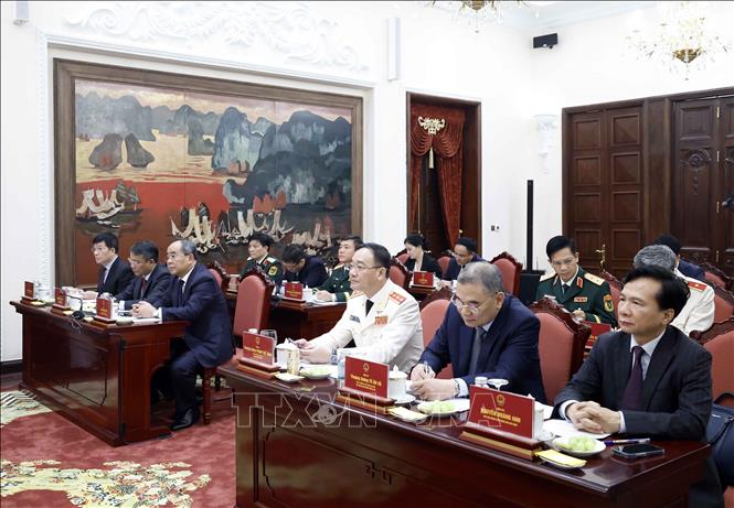 The delegates at the meeting. VNA Photo: Thống Nhất 