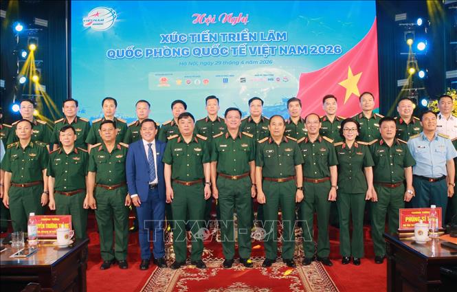 Thượng tướng Nguyễn Trường Thắng, Ủy viên Trung ương Đảng, Ủy viên Thường vụ Quân ủy Trung ương, Thứ trưởng Bộ Quốc phòng và đại biểu dự hội nghị. Ảnh: Trọng Đức - TTXVN