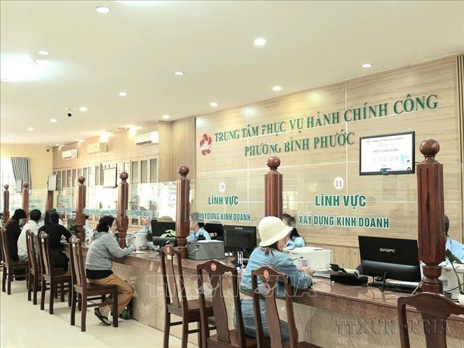  Mô hình “Chính quyền thân thiện” tại phường Bình Phước (tỉnh Đồng Nai) đã mang lại sự hài lòng trong nhân dân (29/10/2025). Ảnh: K GỬIH-TTXVN