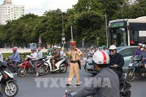 Cảnh sát giao thông Hà Nội “trực chiến” 24/24 giờ, bảo đảm giao thông thông suốt dịp nghỉ lễ 30/4 – 1/5