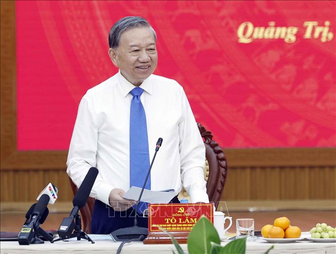 Tổng Bí thư, Chủ tịch nước Tô Lâm phát biểu chỉ đạo. Ảnh: Thống Nhất – TTXVN